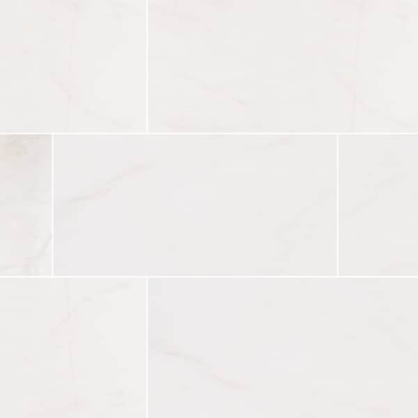 Msi Bianco Dolomite Bevelled 12 In. X 24 In. Polished Marble Floor And Wall Tile, 5PK ZOR-NS-0045 - main